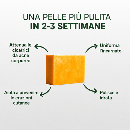 Sapone anti-acne Soleya - una pelle più pulita in 2-3 settimane