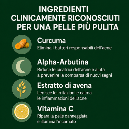 Sapone anti-acne Soleya - ingredienti clinicamente riconosciuti