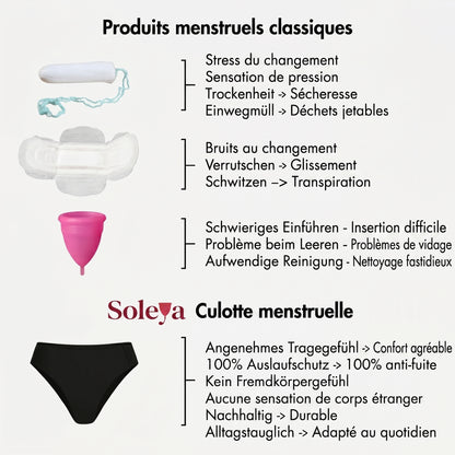 Hyacinth — Culotte Menstruelle Échancrée Taille Haute