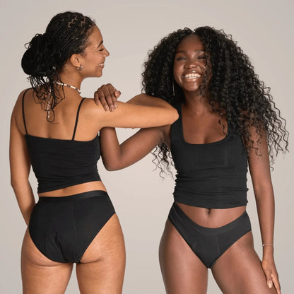 Hyacinth — Culotte Menstruelle Échancrée Taille Haute