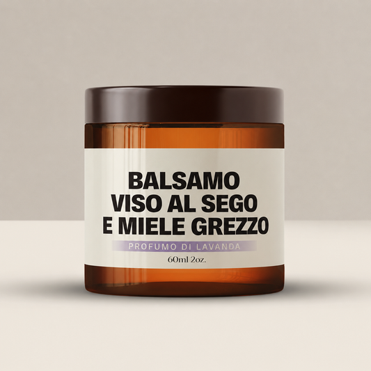Balsamo viso al sego e miele grezzo