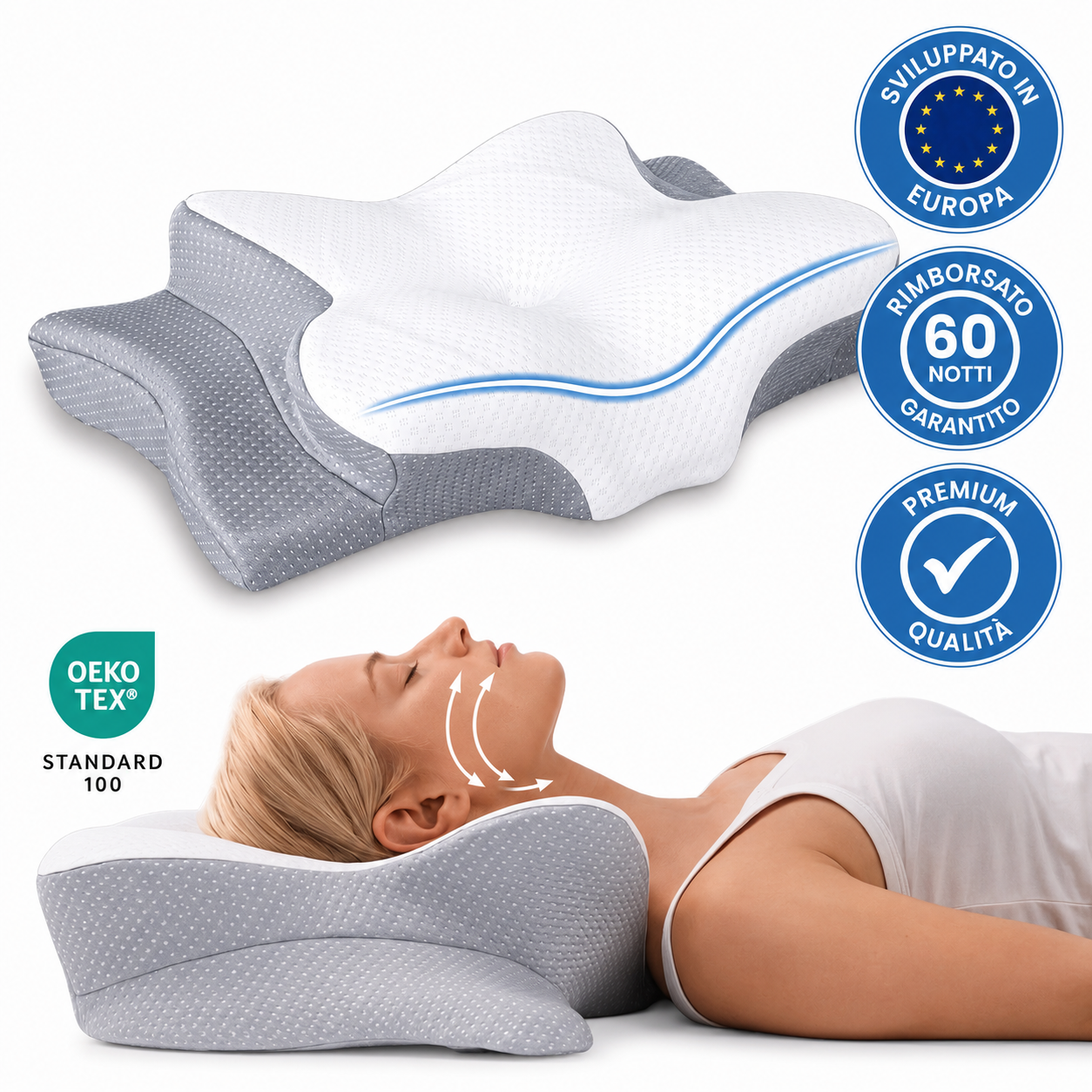 Cuscino terapeutico cervicale